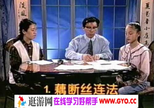 钱沛云硬笔书法讲座