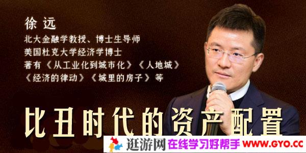 徐远 比丑时代的资产配置