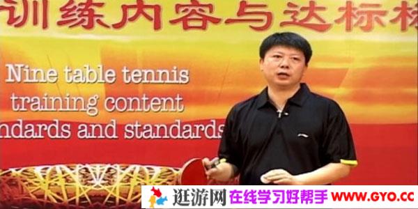 乒乓球九级训练内容与达标标准_乒乓球九级训练_乒乓球教学视频