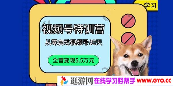 一行视频号特训营，从零启动视频号30天