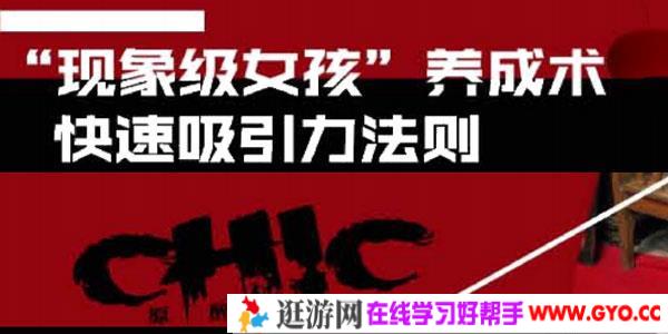 Chic原醉《现象级女孩养成术，快速吸引力法则》