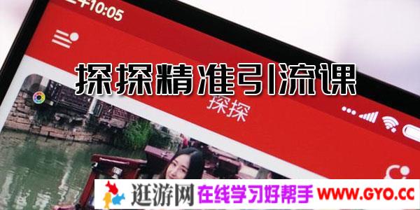 探探精准引流课：探探上模拟器+探探做号方法+模拟器话术