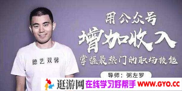 粥左罗-公众号运营从零入门到月入过万