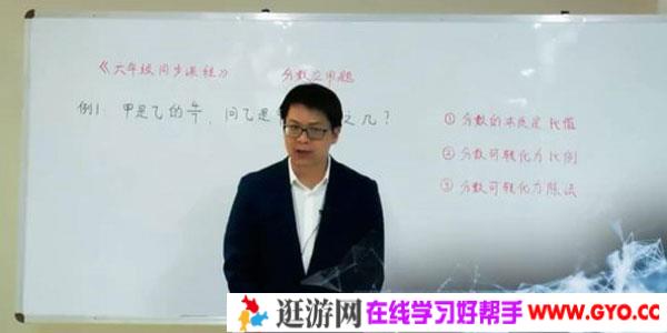 王昆仑-好芳法课堂6年级数学同步课程