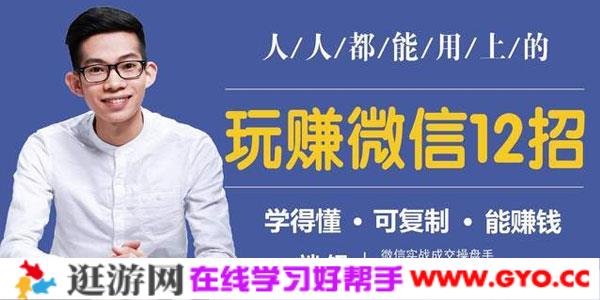 端银-微信实战操盘手《玩赚微信12招》学得懂可复制能赚钱