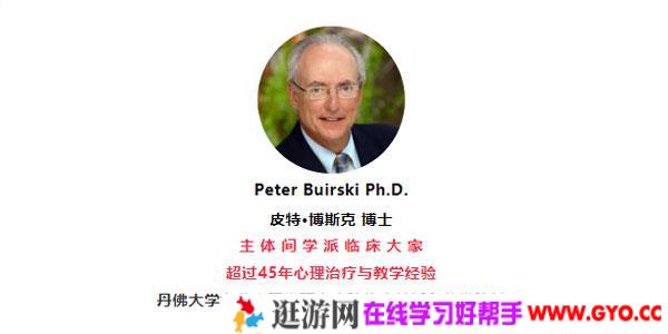 Peter Buirski-主体间心理治疗理论与个案演示12讲