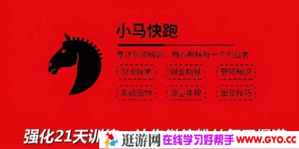 小马快跑引流培训高级课 被动引流精准客户 微信粉丝每天爆满