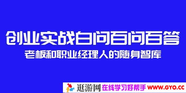 创业实战百问百答 老板和职业经理人的随身智库