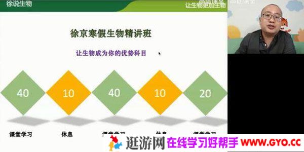 徐京-高途课堂 2020高二生物寒假班