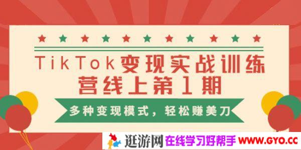 龟课-TikTok变现实战训练营线上第1期 多种变现模式赚美刀
