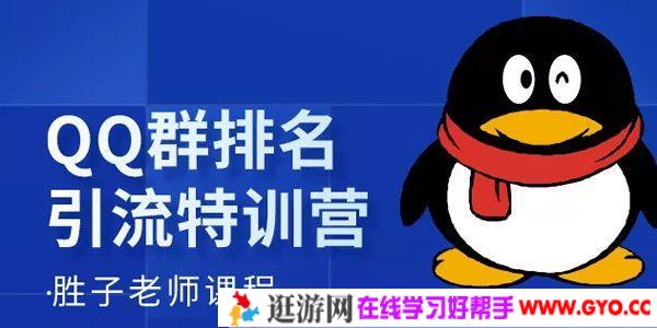 胜子《QQ群排名引流特训营》如何在QQ群被动收益1000+