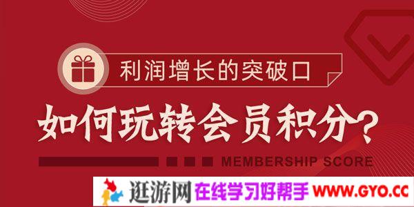 勺子课堂-梁丽《如何玩转会员积分》利润增长突破口