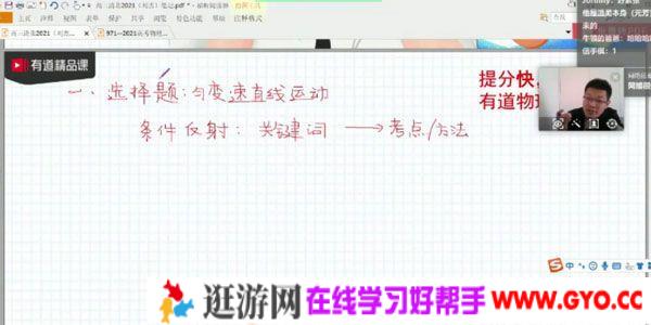 有道精品课-刘杰 2021高考物理二轮复习清北班