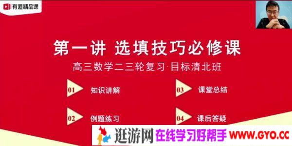 有道精品课-王伟 2021高考数学 二轮清北寒假班