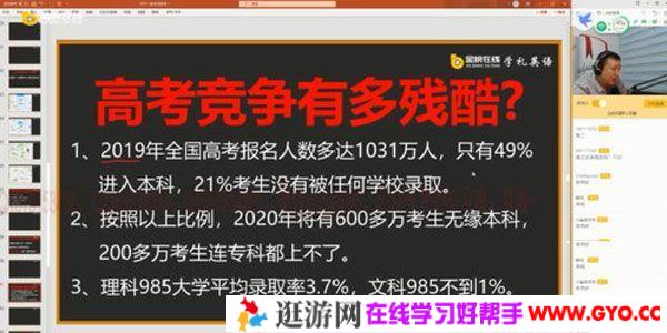 金榜在线-张学礼 2021高考英语专题课
