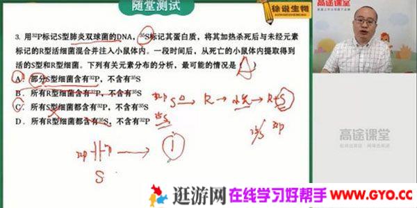 高途课堂-徐京 2021高考生物秋季班