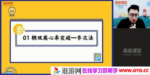 高途课堂-付力 高二数学 2021年寒假班