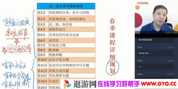 学而思-贾世增 高二化学 2020春季985班