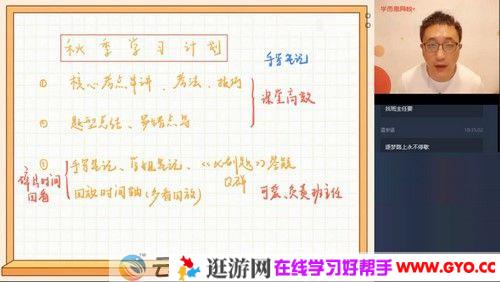 学而思-李炜 高二化学 2020秋季目标清北直播班