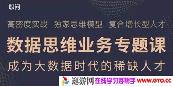 职问《数据思维业务实战课》