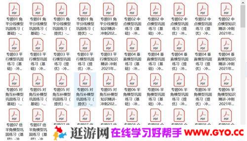 2021中考几何专项复习