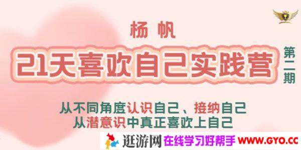 李欣频 杨帆《21天喜欢自己实践营》