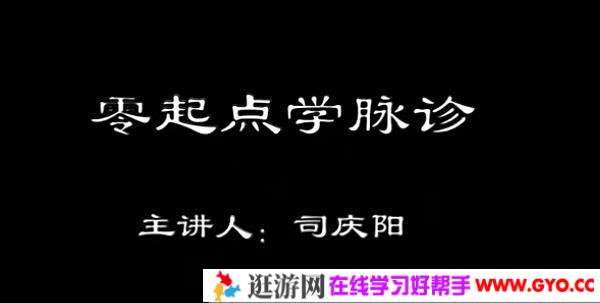 司庆阳《零起点学脉诊》中医脉诊自学零基础入门