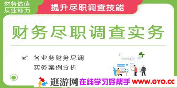 华尔街学堂《财务尽职调查实务》