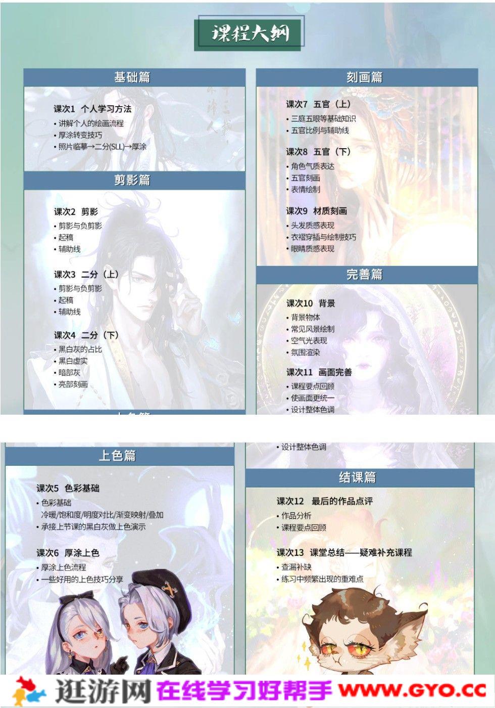 【大触来了】2020年烟雨君古风第2期人物厚涂插画系统班(图1)